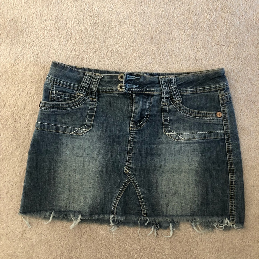 Jean mini Skirt